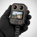 Panoramic Sports Camera 4K Dual Lens Handheld Cycling Recorder