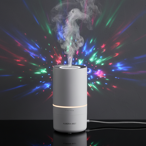 Magic Shadow USB Air Humidifier with Projection Night Light